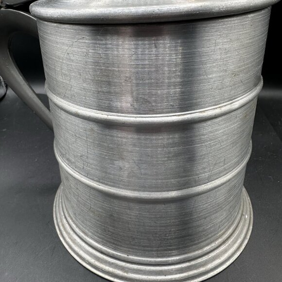 Vtg Made In Italy Metal Ice Bucket Beer Stein Plastic Liner 9.5” Mid Century 60s - Picture 13 of 16